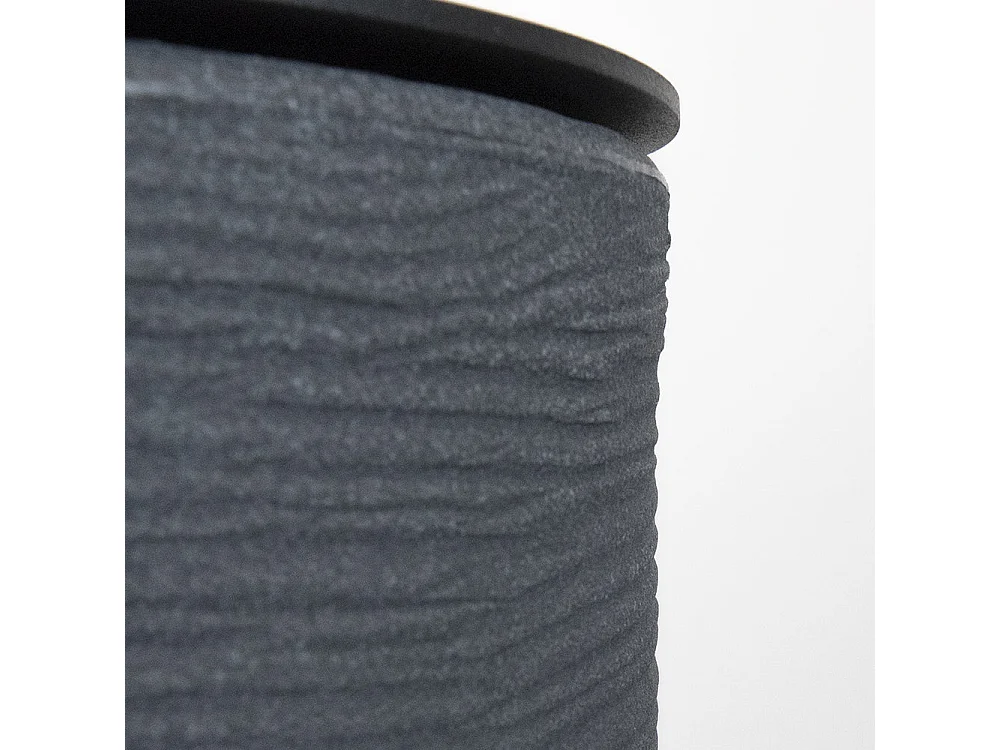 Camino a bioetanolo braciere da giardino da terra per interno esterno RAFFAELLO Ghisa Grigio d.35 x h55