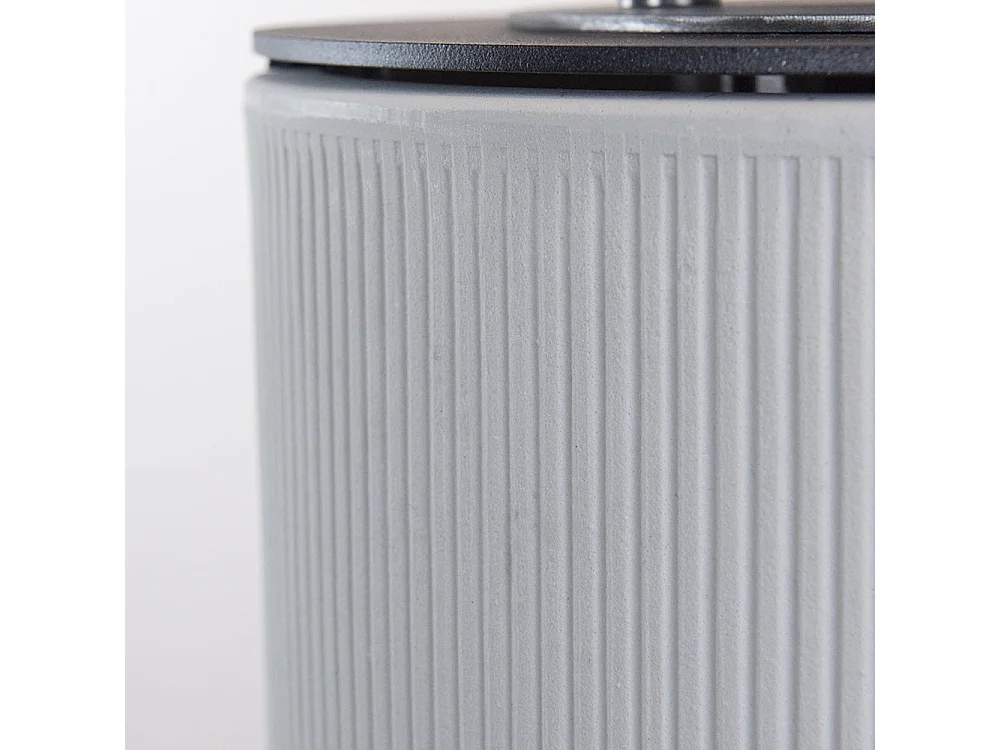 Camino a bioetanolo braciere da giardino da terra per interno esterno MODIGLIANI Bianco Perla d.36 x h56