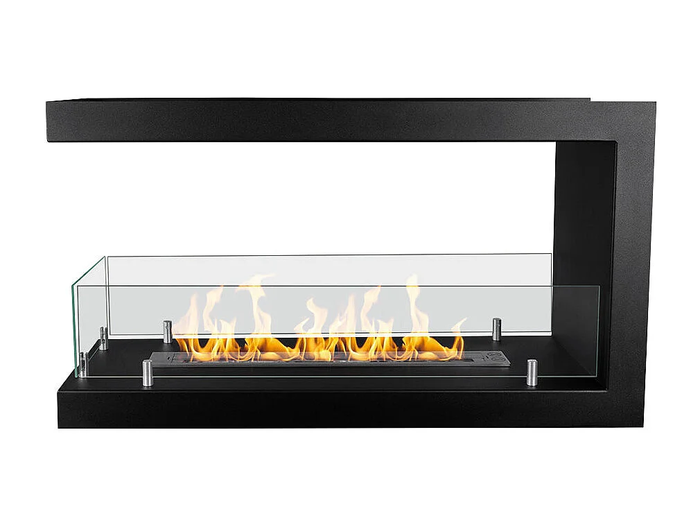 Camino a bioetanolo da incasso Trifacciale biocamino 3 Lati 90x50 MARATEA 90