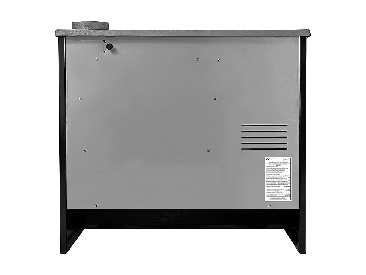 Poêle à bois 9 Kw Cappuccino Beatrice L87xP51xH79 Ecodesign