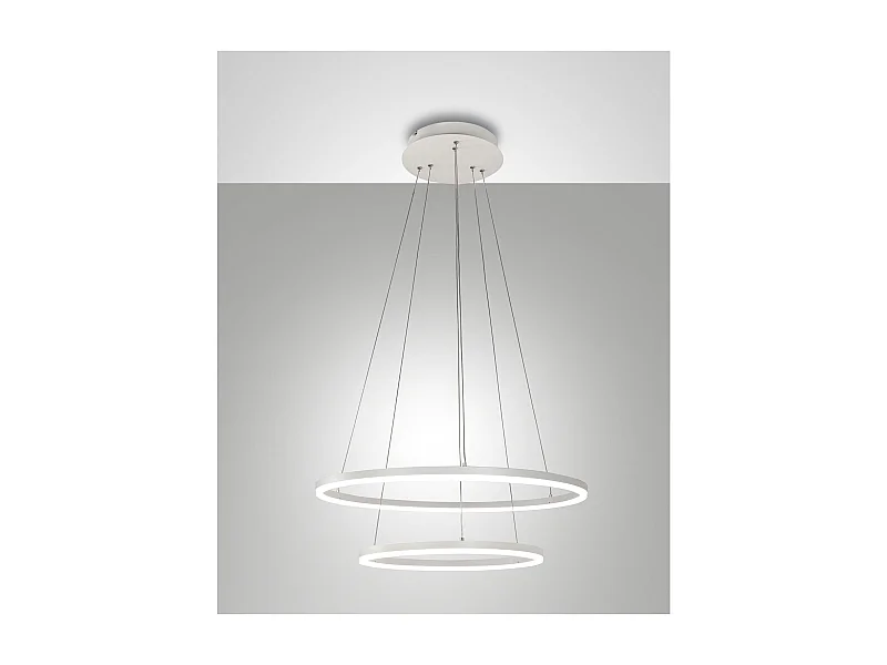 GIOTTO LED hangkroonluchter 52W wit 3508-45-102 Fabas Luce