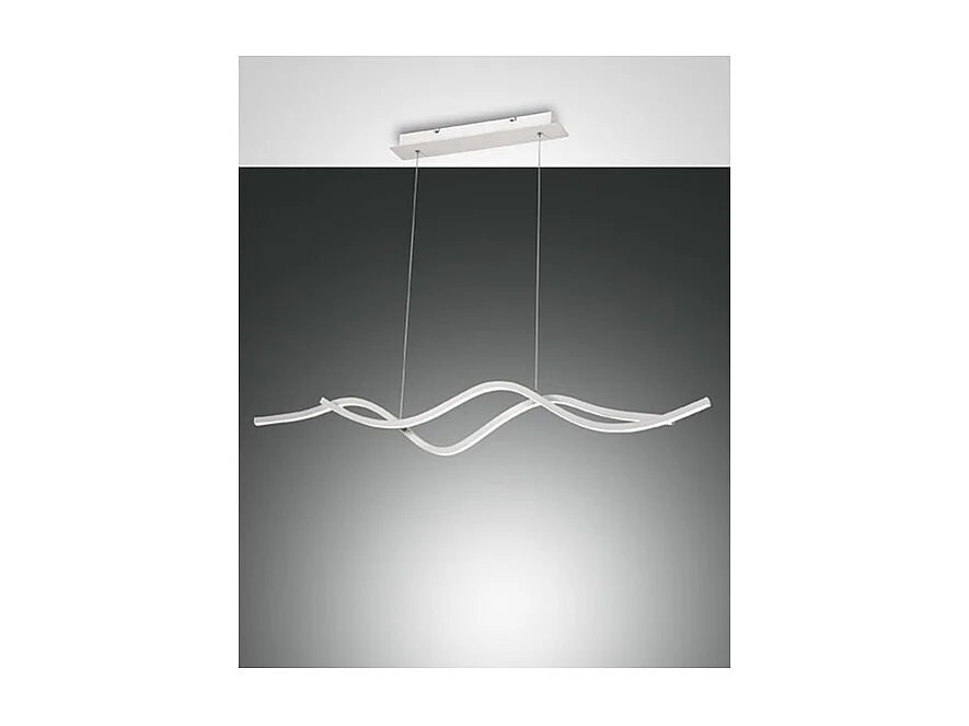 Lámpara colgante LED blanca Sinuo 36W 3666-45-102 Fabas Luce