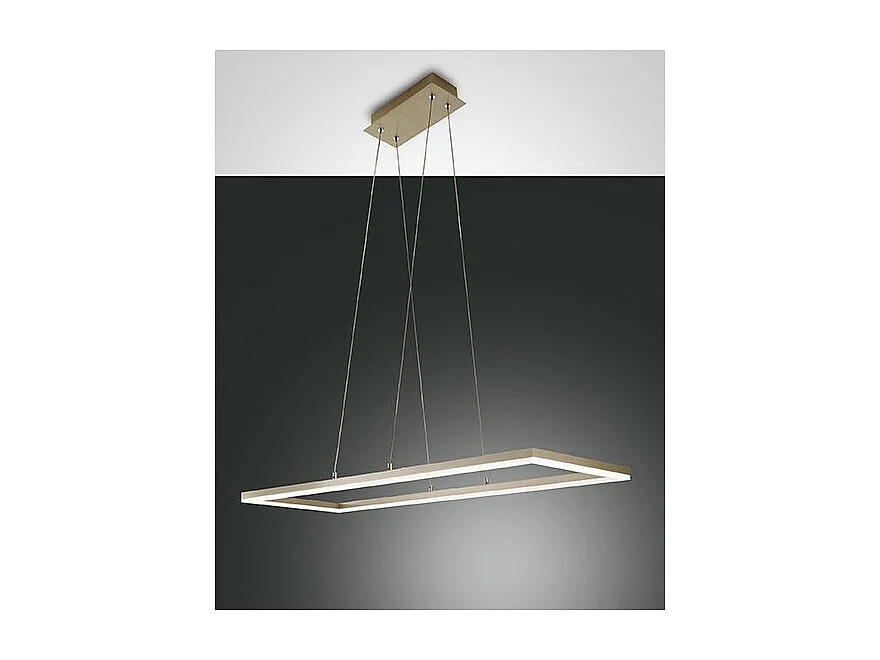 Lámpara de techo colgante LED Bard 52W 3394-45-225 Oro mate Fabas Luce