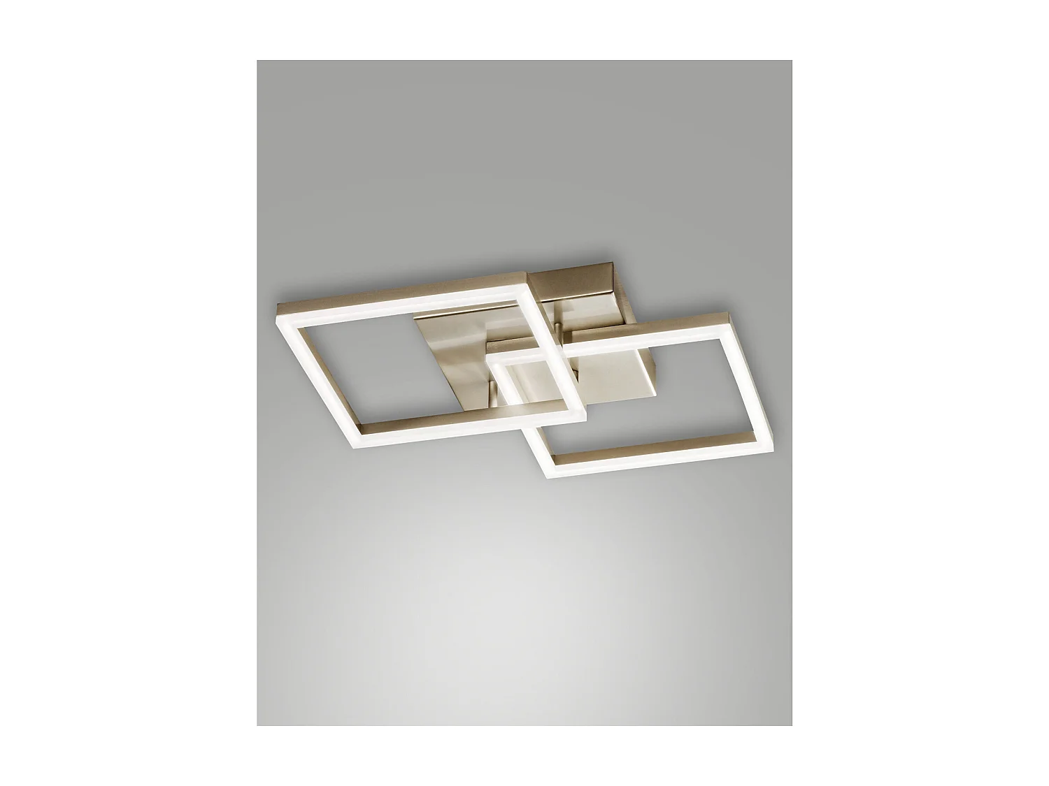 Lámpara de techo LED BARD moderna de 39 W, oro mate 3394-22-225 Fabas Luce