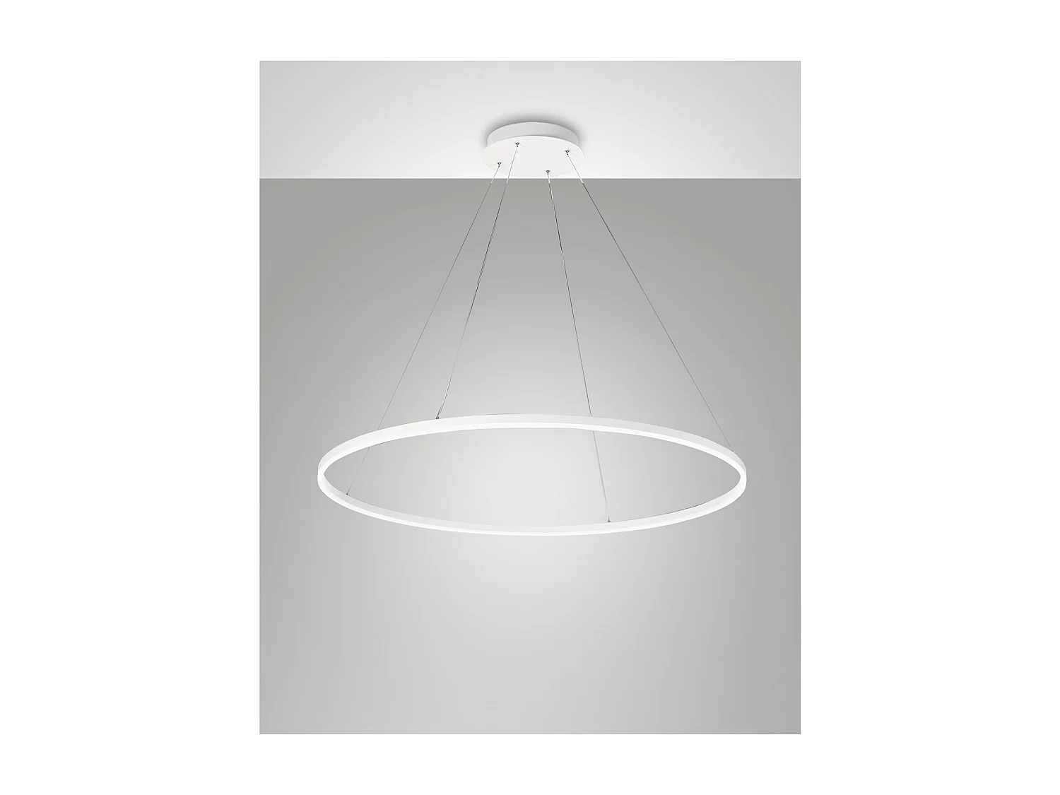 GIOTTO LED hangkroonluchter 60W wit 3508-42-102 Fabas Luce