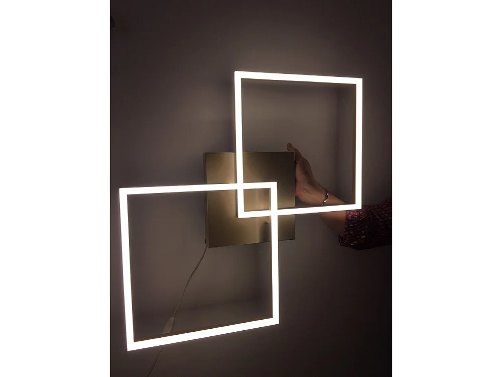BARD plafonnier LED moderne 52W Or Mat 3394-65-225 Fabas Luce