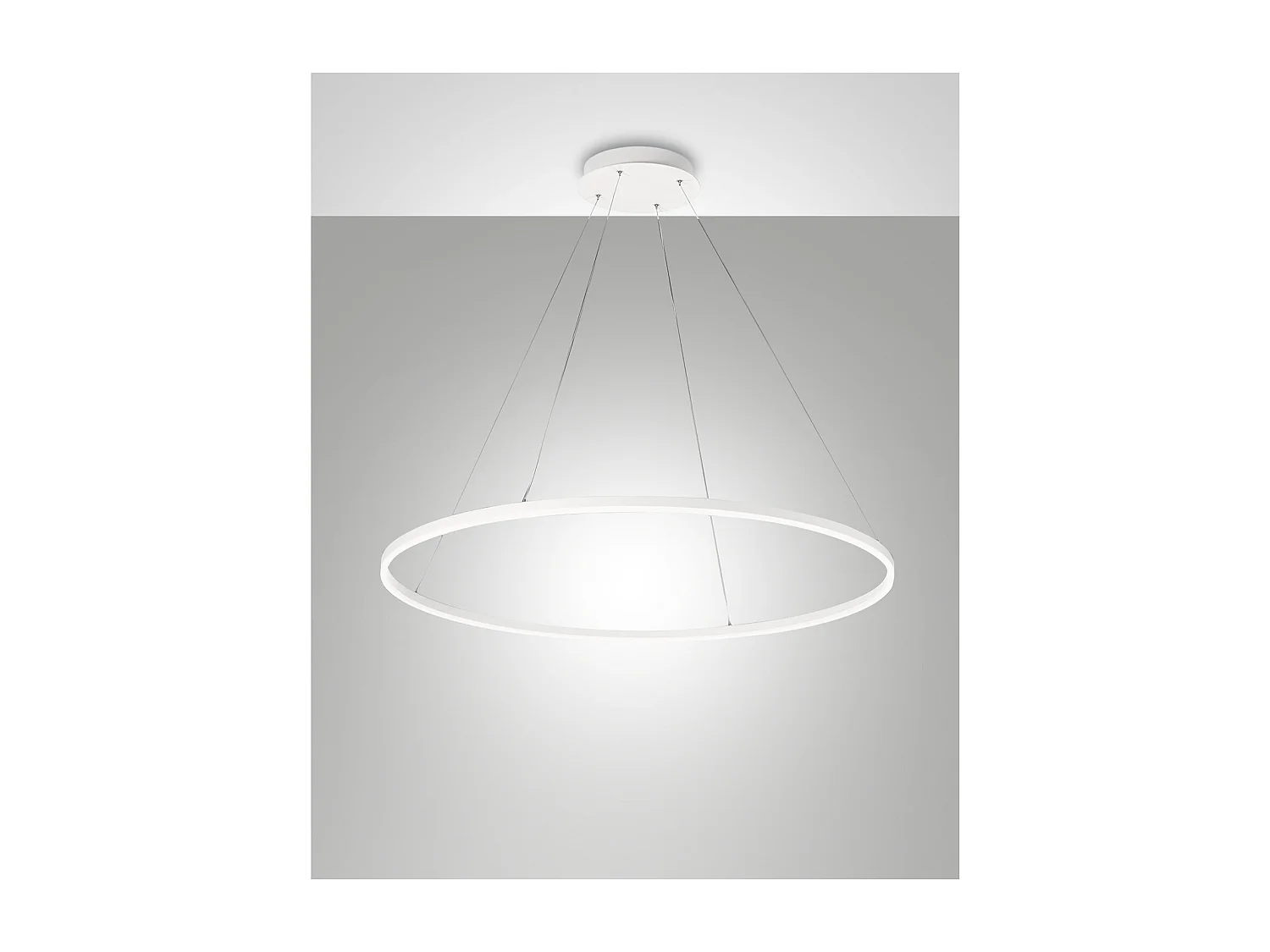 GIOTTO hangkroonluchter met led 60W wit 3508-46-102 Fabas Luce
