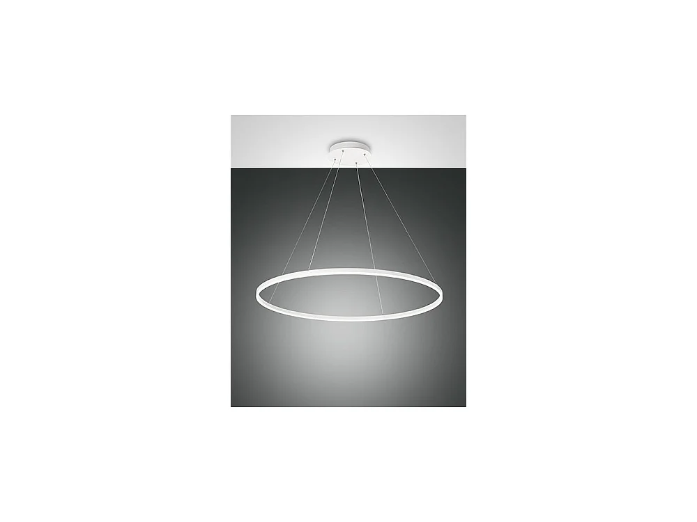 GIOTTO LED pendant lamp 60W white 3508-46-102 Fabas Luce