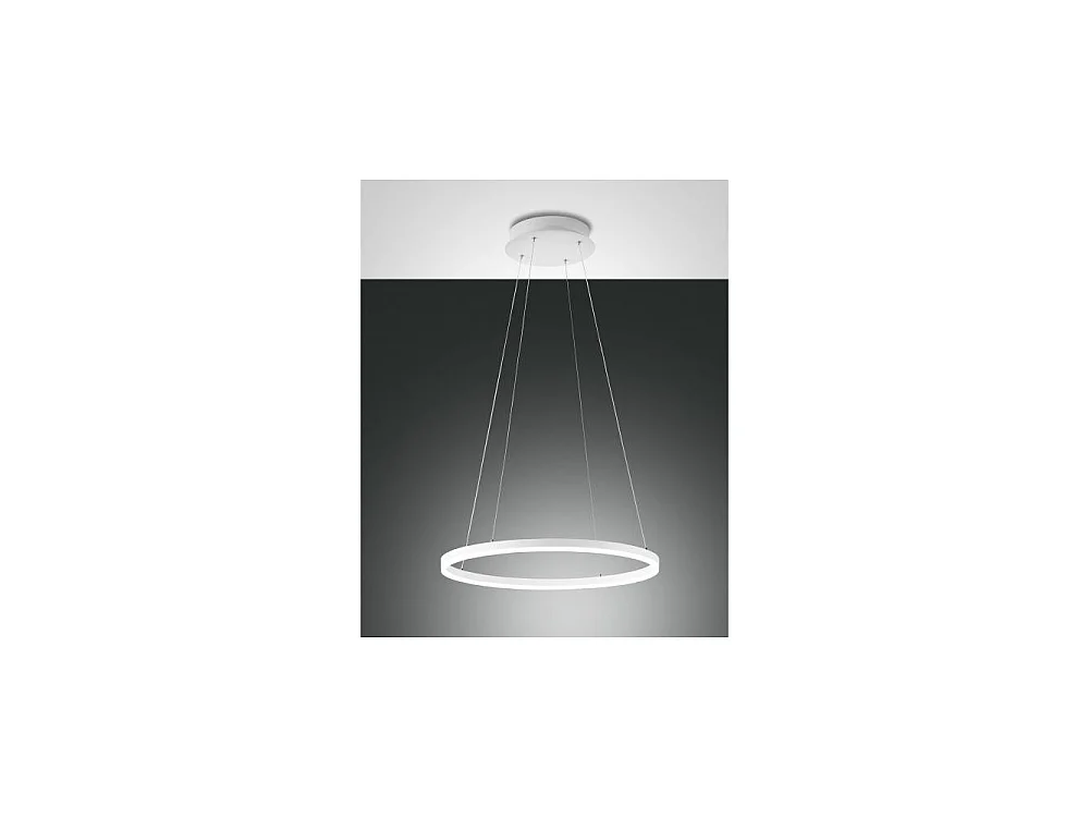 GIOTTO LED pendant lamp 36W white 3508-40-102 Fabas Luce