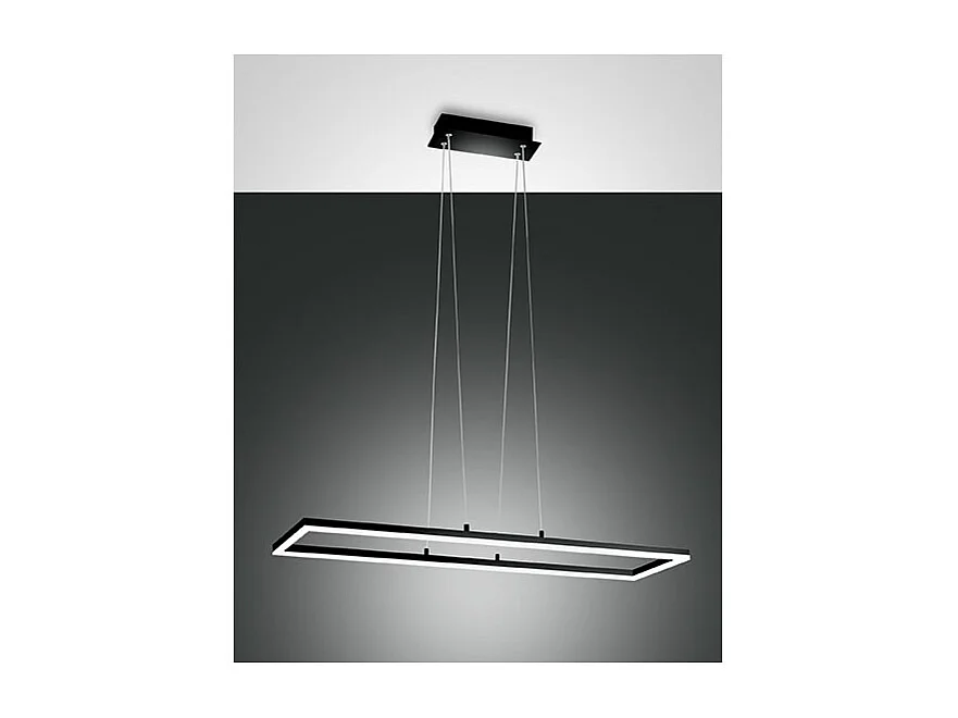Lámpara colgante de techo LED Bard 52W Negro 3394-45-101 Fabas Luce