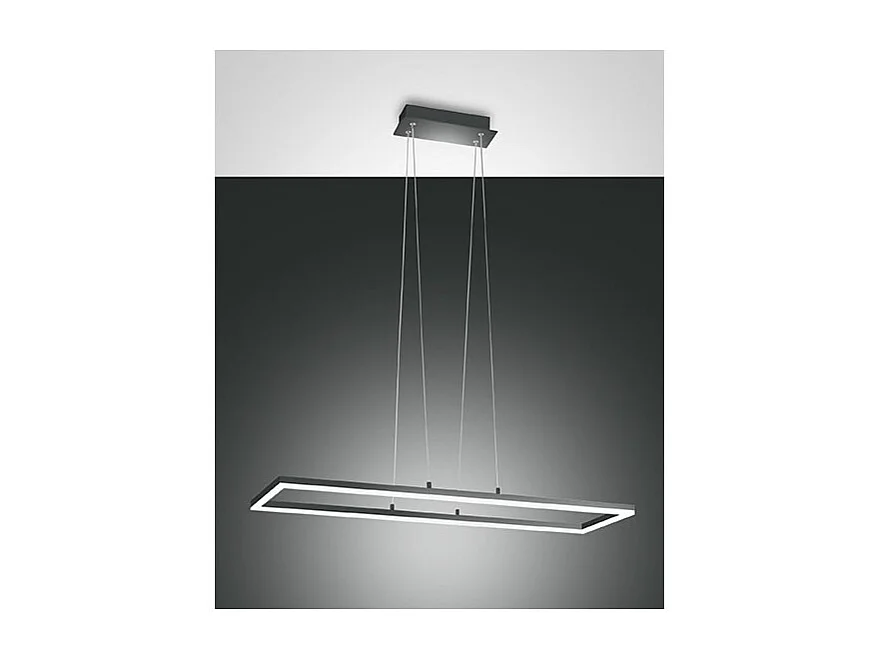 BARD LED pendelplafondlamp 52W Antraciet 3394-43-282 Fabas Luce