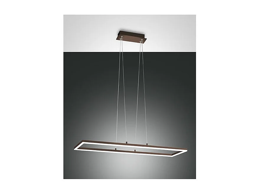 Bard LED pendelplafondlamp 52W Corten 3394-45-361 Fabas Luce