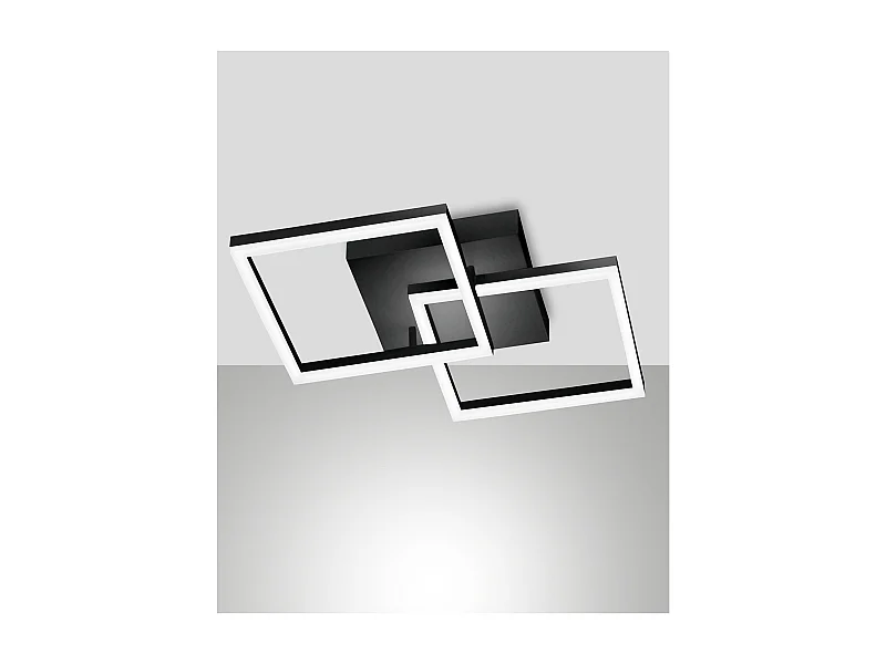 Lámpara de techo LED BARD moderna 39W Negro 3394-22-101 Fabas Luce