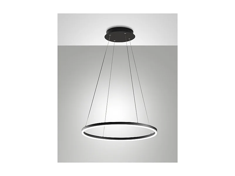 Lámpara colgante LED GIOTTO 36W negra 3508-40-101 Fabas Luce