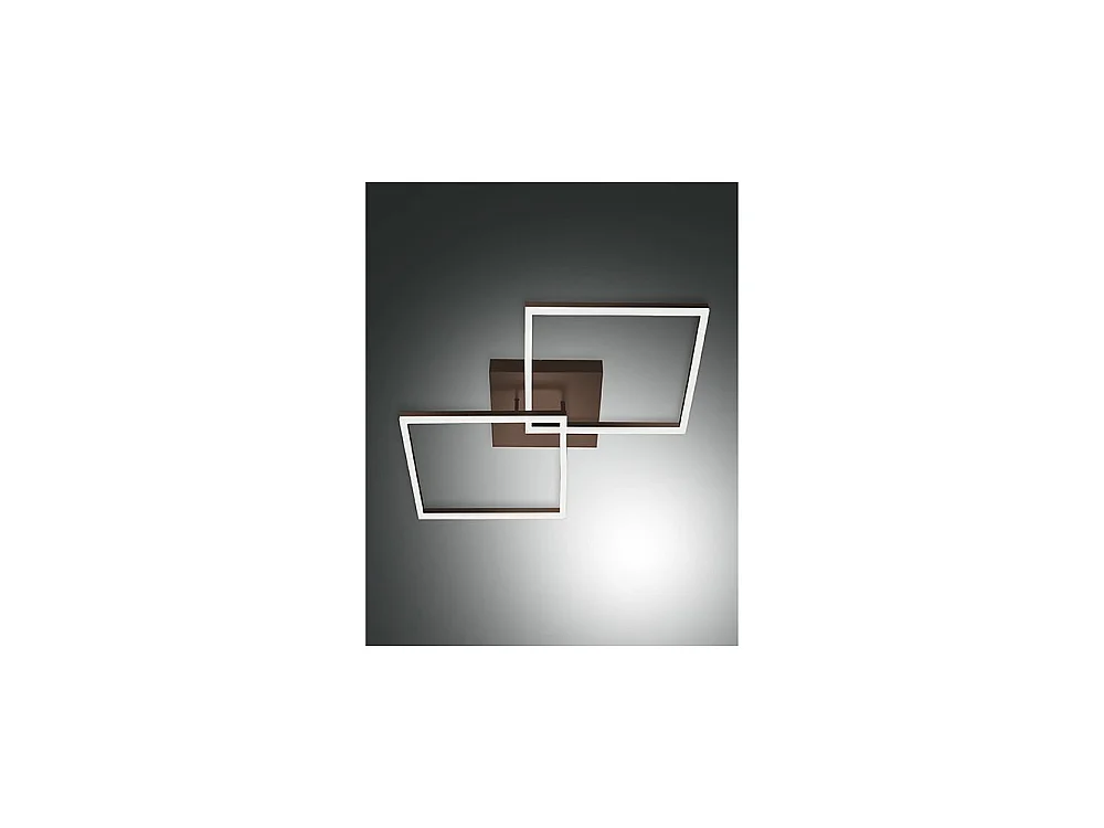 BARD plafonnier LED moderne 52W Corten 3394-65-361 Fabas Luce