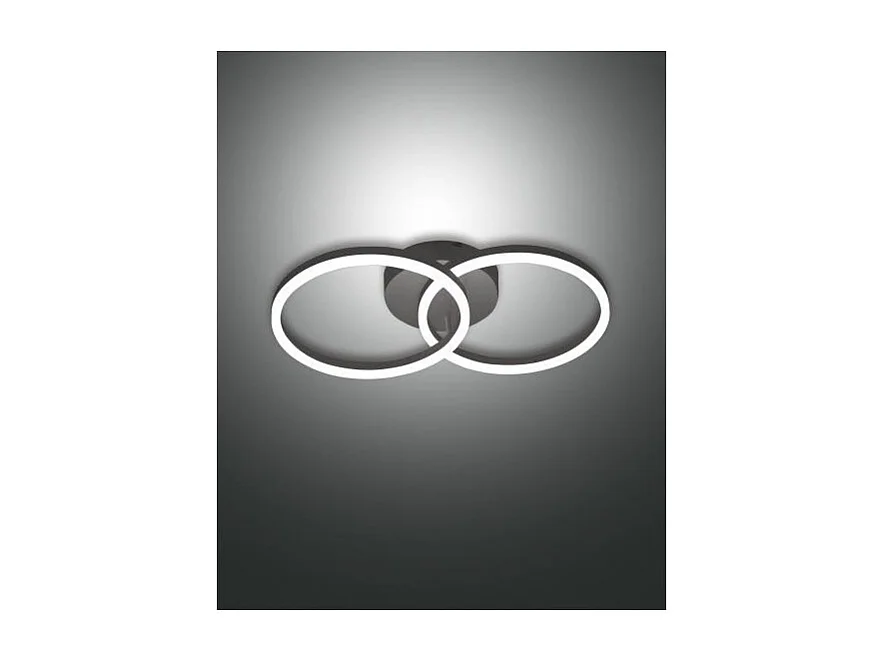 Lámpara de techo LED moderna GIOTTO 36W negra 3508-22-101 Fabas Luce