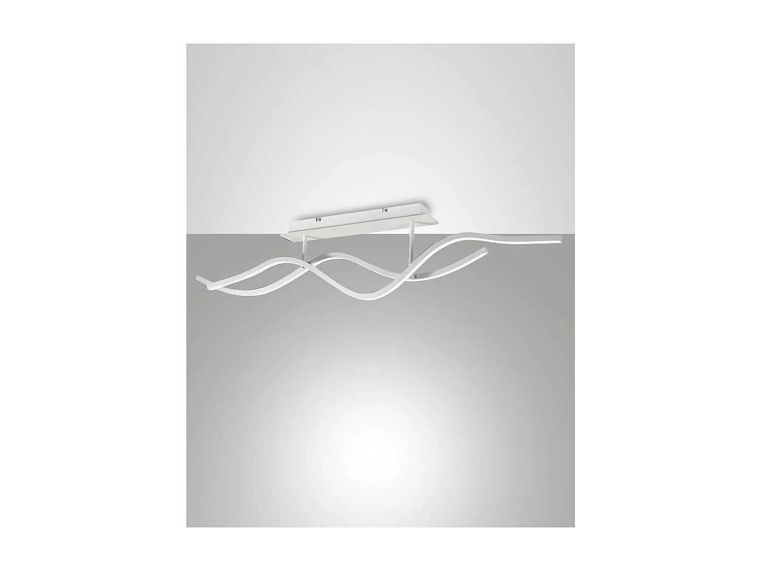 Sinuo LED plafondpendellamp 36W wit 3666-65-102 Fabas Luce