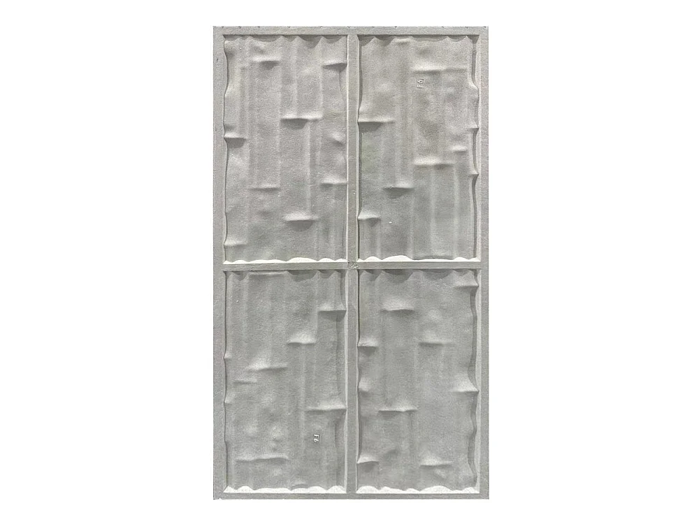 Ensemble de 12 panneaux décoratifs effet brique et pierre 3D, revêtement mural PU 8,6 m² (120 x 60 x 2,5 cm), coloris Greige Tortora