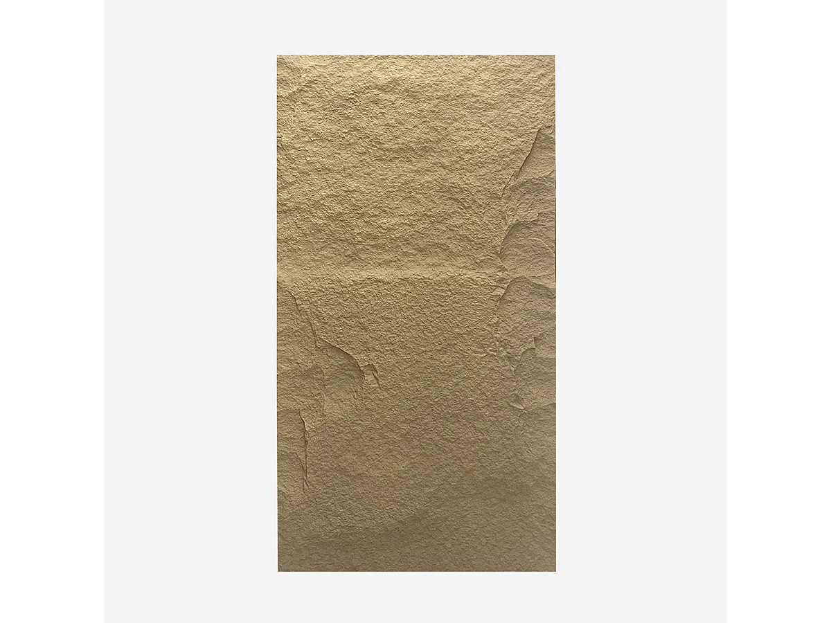 Ensemble de 10 panneaux décoratifs effet pierre 3D, revêtement mural PU 7,2 m² (120 x 60 x 3 cm), Tufo
