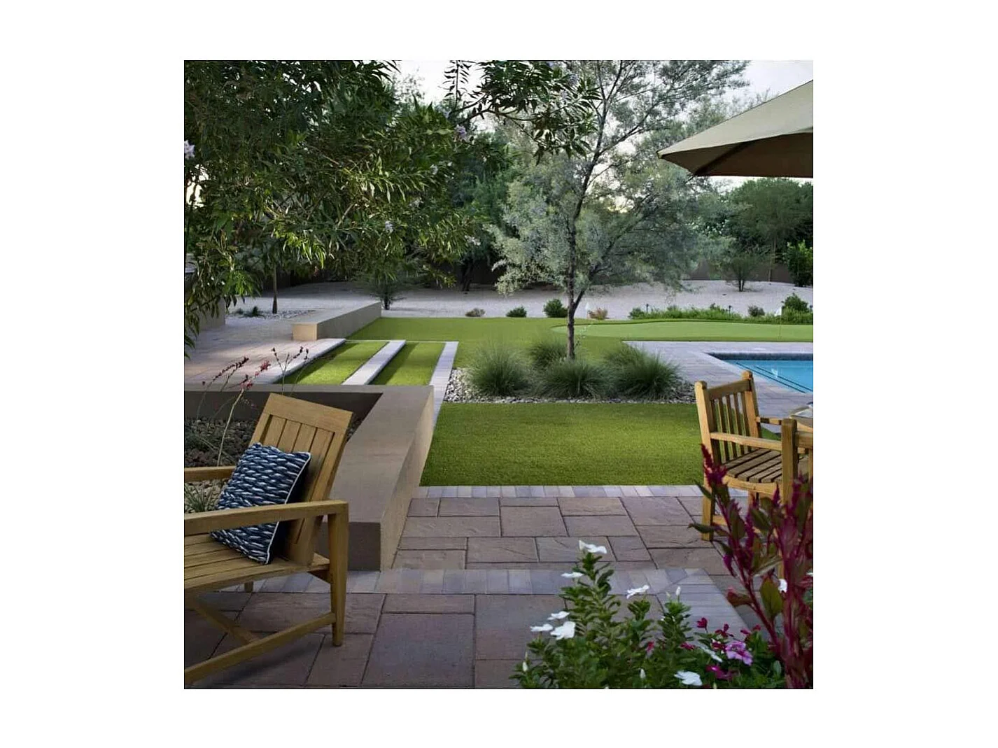 Gazon synthétique, tapis de gazon artificiel, 25 mm, 2x25 m, 84823