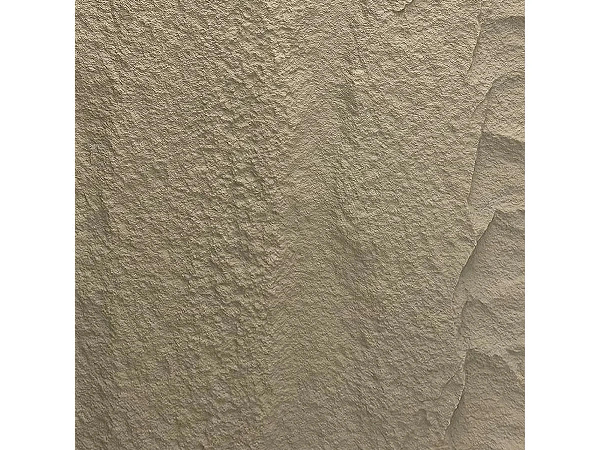 Ensemble de 10 panneaux décoratifs effet pierre 3D, revêtement mural PU 7,2 m², 120 x 60 x 3 cm, gris ciment