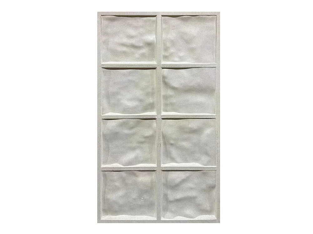 Ensemble de 10 panneaux décoratifs effet pierre 3D, revêtement mural PU 7,2 m², 120 x 60 x 3 cm, gris ciment