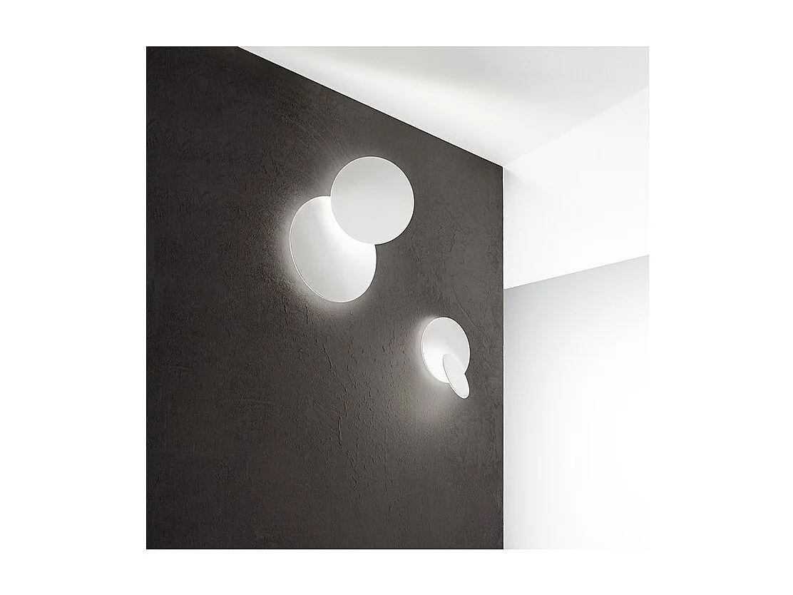 Lámpara de techo LED DRUM en metal blanco mate 43W Perenz