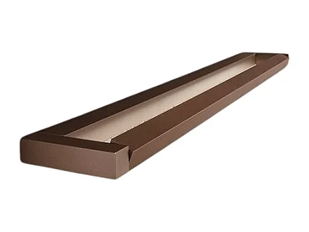 Kinkiet Slim - 12W LED, CCT 2700K-4000K, dł. 39,2 cm, regulowany, 960 lm, IP20 - Perenz - metaliczny brąz