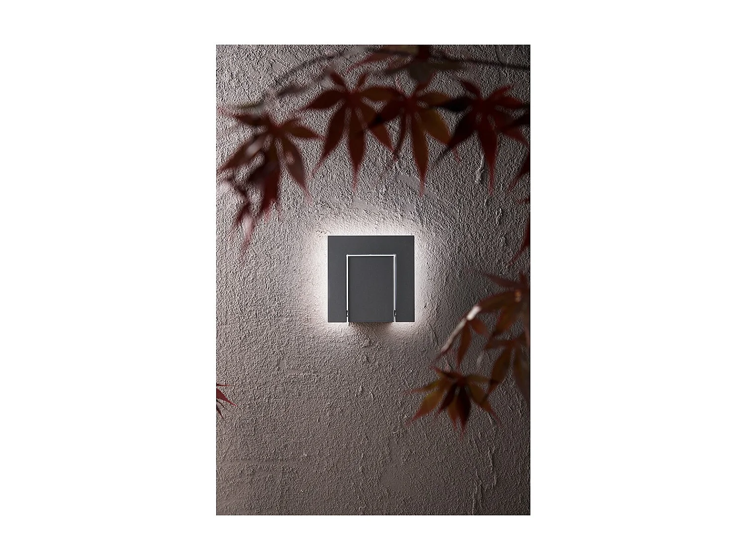 Leva - 12W LED wandlamp, CCT 3000K-4000K, 340° verstelbaar, 960 lm, IP54, Mat Antraciet - Perenz