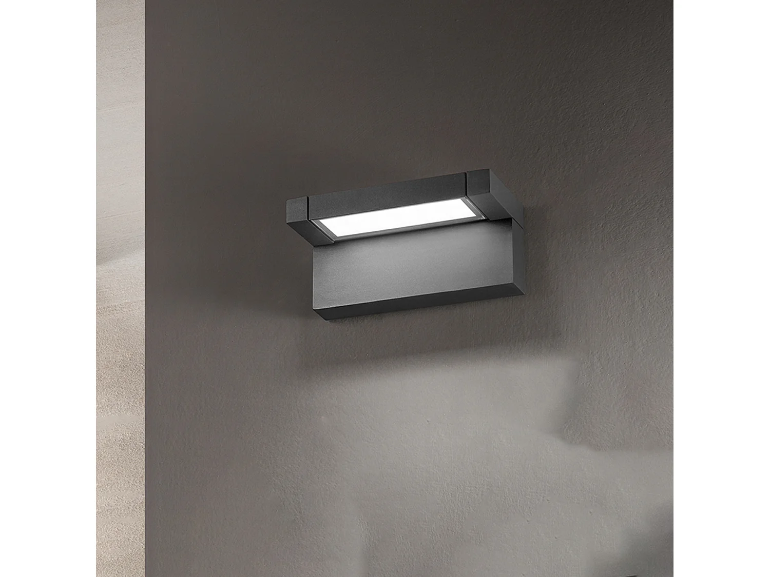 Display - 20W LED Wall Light, CCT 3000K-4000K, 340° Adjustable, 1750 lm, IP65, 20.5cm, Anthracite - Perenz