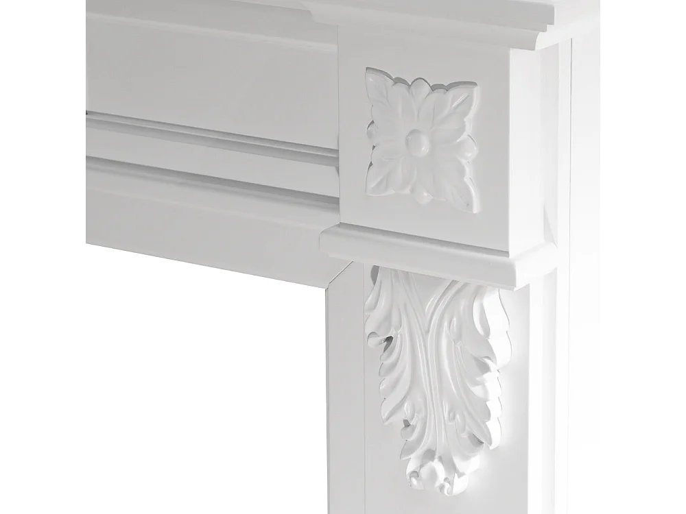 Marco de chimenea Truman White Wood 121 x 38 x 108