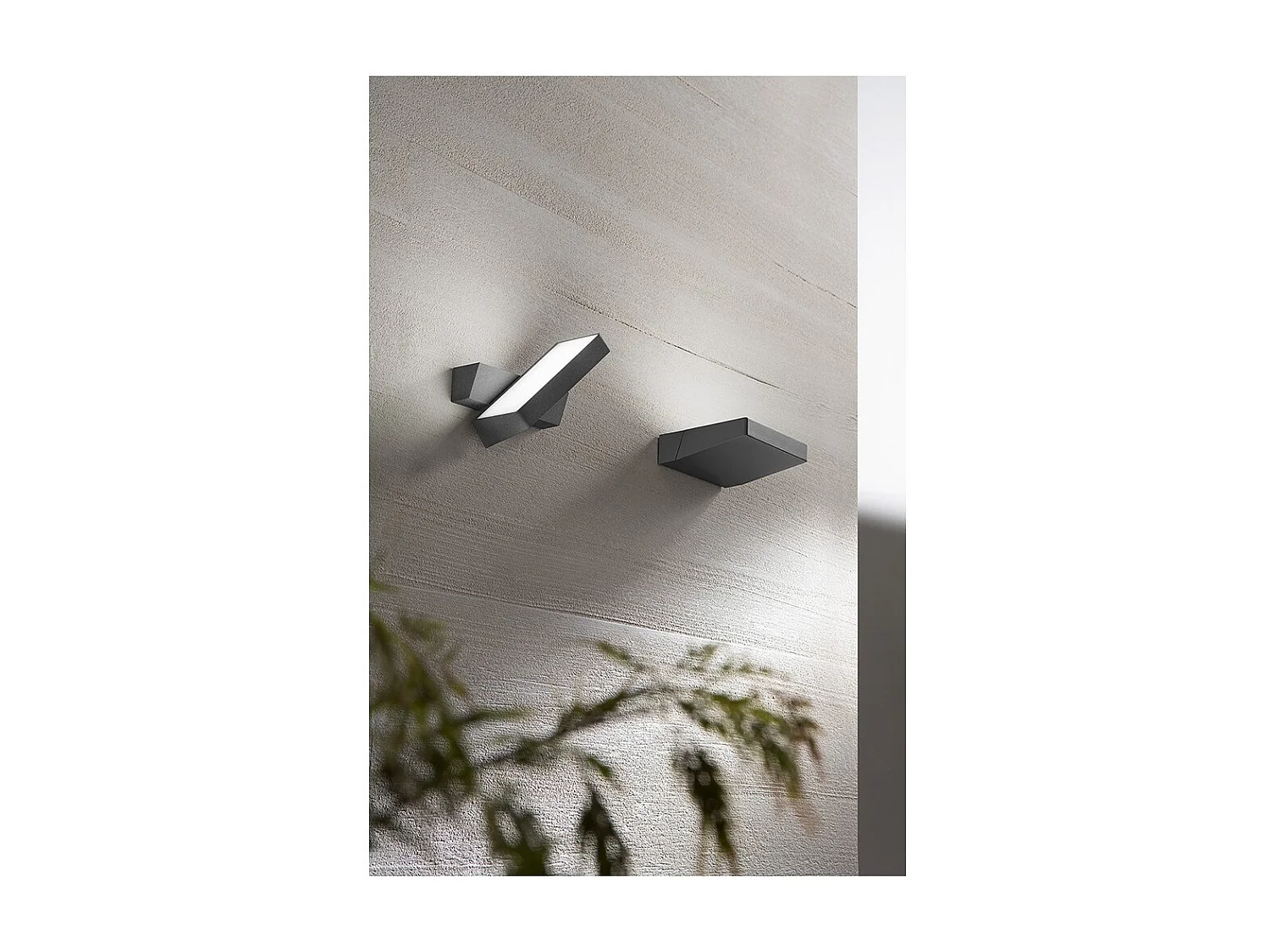 Giro - Applique murale LED 14W 3000K, orientable à 340, 1120 lm, IP54, 15x5x16 cm, anthracite - Perenz