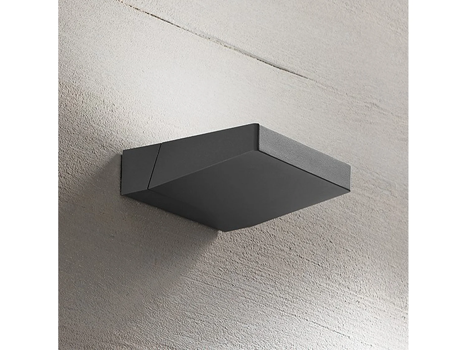 Giro - Luminária de parede LED 14W 3000K, ajustável em 340°, 1120 lm, IP54, 15x5x16cm, antracite - Perenz
