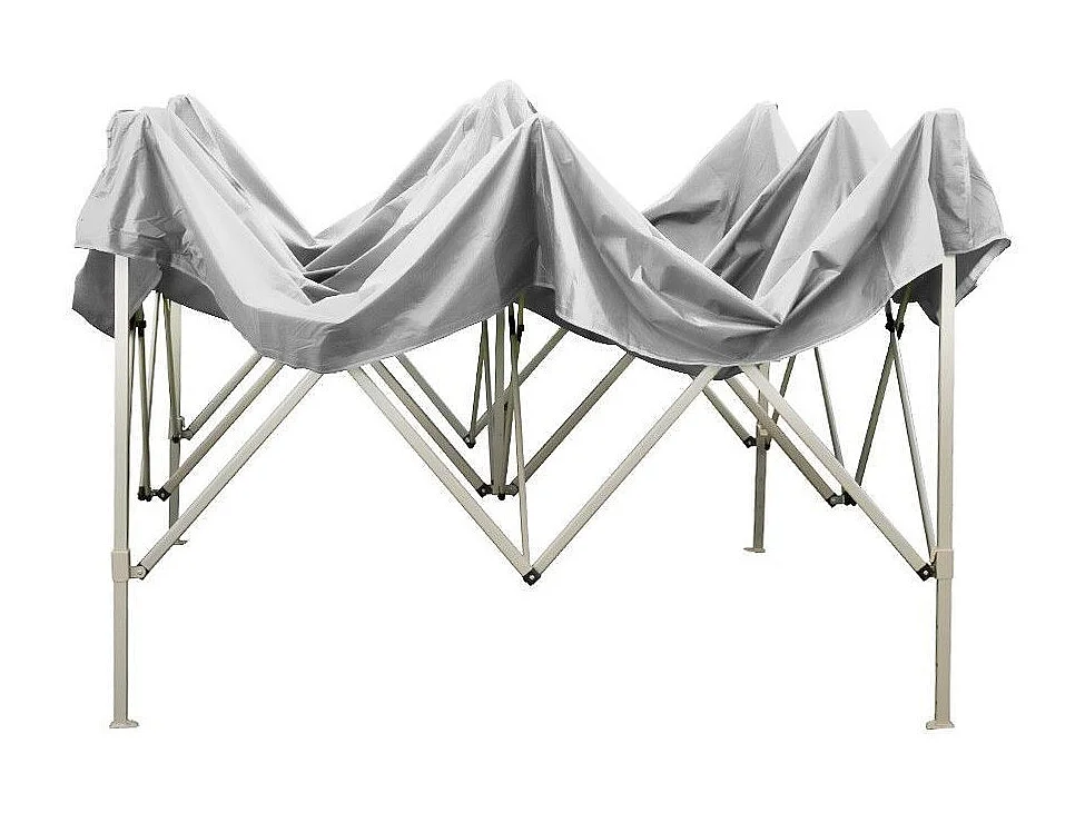 3 x 4,5 m witte opvouwbare partytent, bekleed met waterdicht PVC