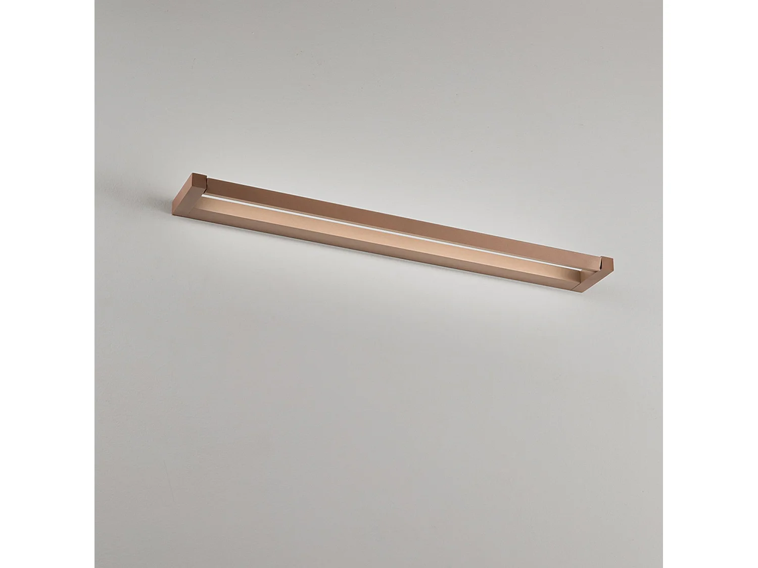 Slim - 24W LED wall light, CCT 2700K-4000K, L.79.2 cm, Adjustable, 1920 lm, IP20 - Perenz - Metallic Brown