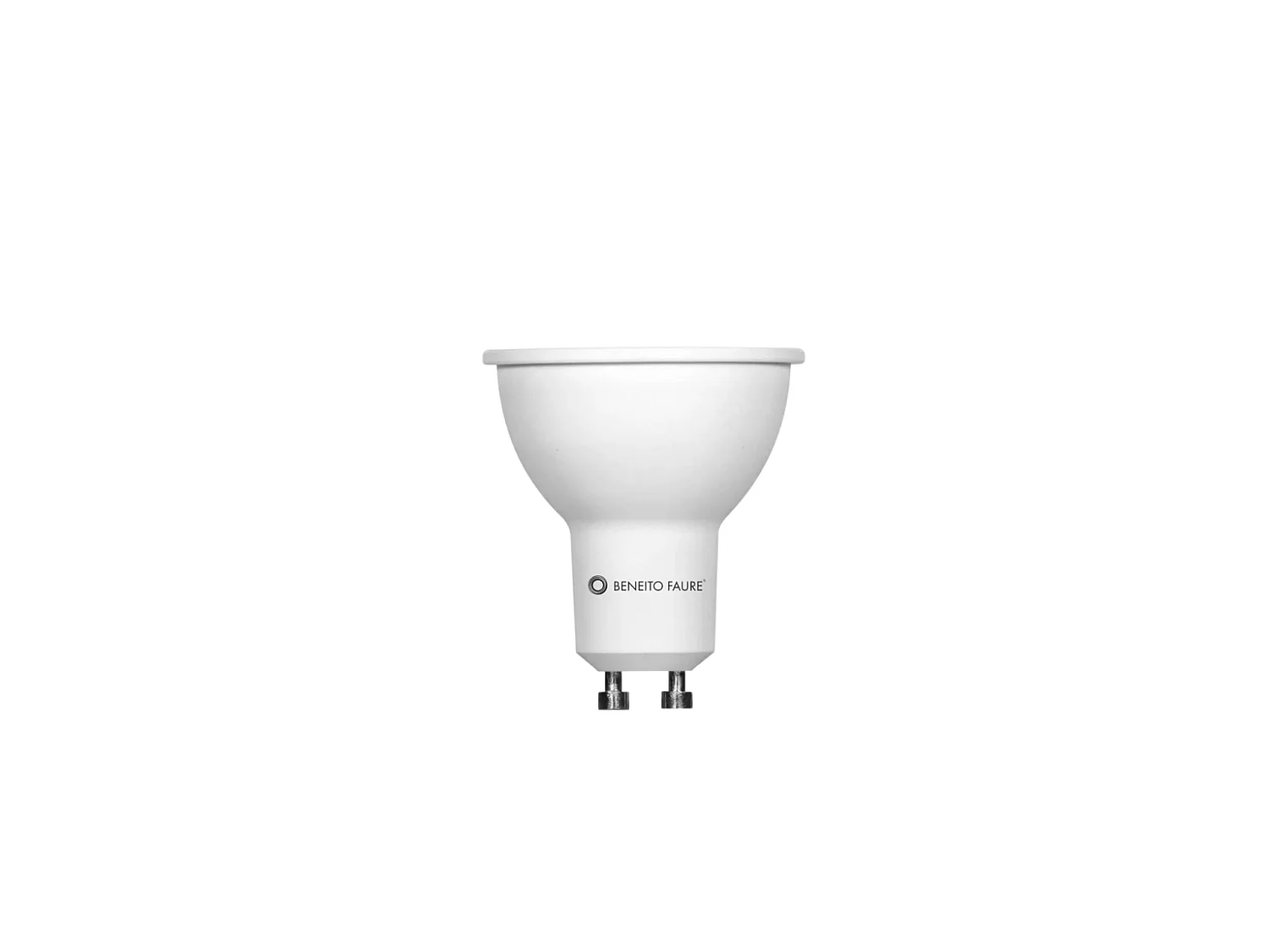 Uniform-Line – GU10 LED-Strahler 6 W, 120°, dimmbar, 2700 K – Allgemein- und diffuse Beleuchtung für Innenräume – Beneito & Faure