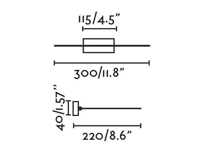 Applique murale Faro Barcelona - Magritte 300, LED 6W 3000K - Orientable, pour tableau, 380 lm - Nickel