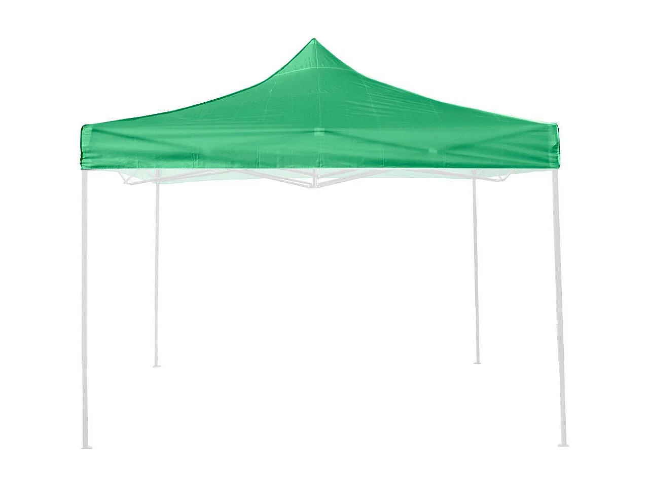 Cobertura impermeável verde 3x3 para substituição de gazebo dobrável