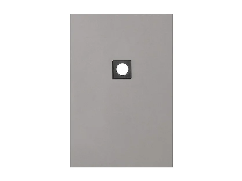 Bottone - Plafoniera Led da soffitto GX53 max 15W, Quadrata 11,5x11,5 cm, Metallo Verniciato, IP20 - Perenz - Nera