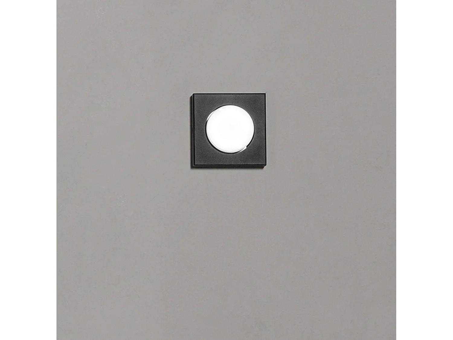 Knap - GX53 LED loftlampe maks. 15W, Firkantet 11,5x11,5 cm, Malet metal, IP20 - Perenz - Sort