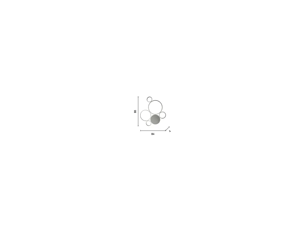 Pois-Silver LED loftlampe