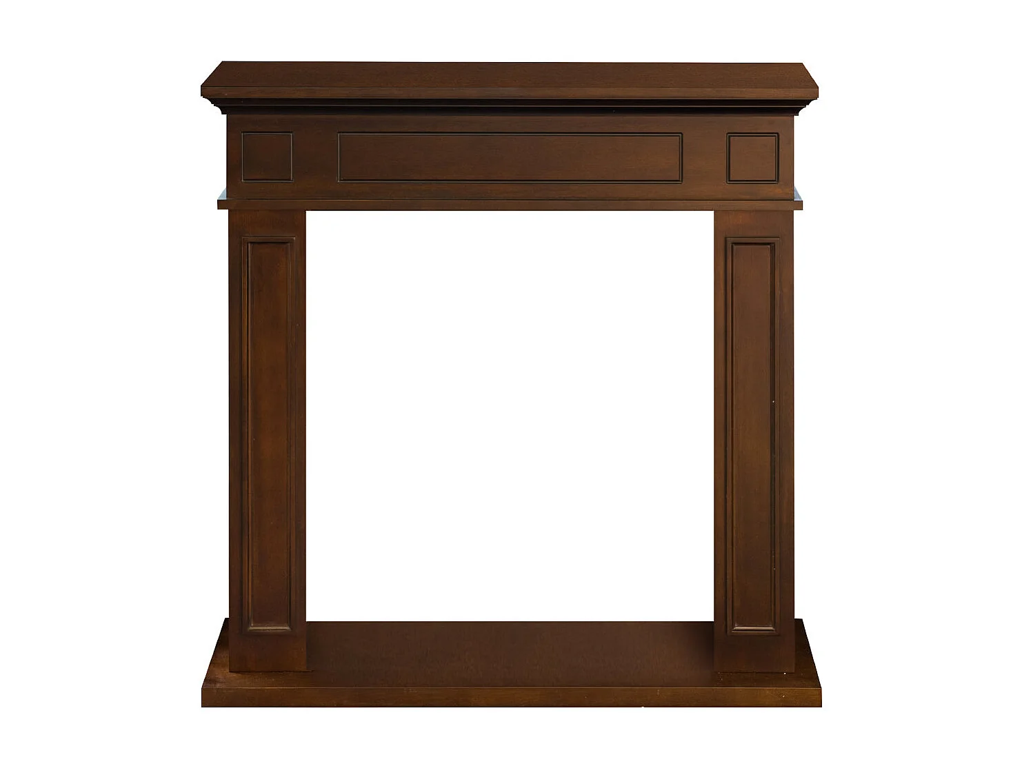 Jefferson openhaardomlijsting van walnoothout (W89,5 x H90,5 x D28 cm)