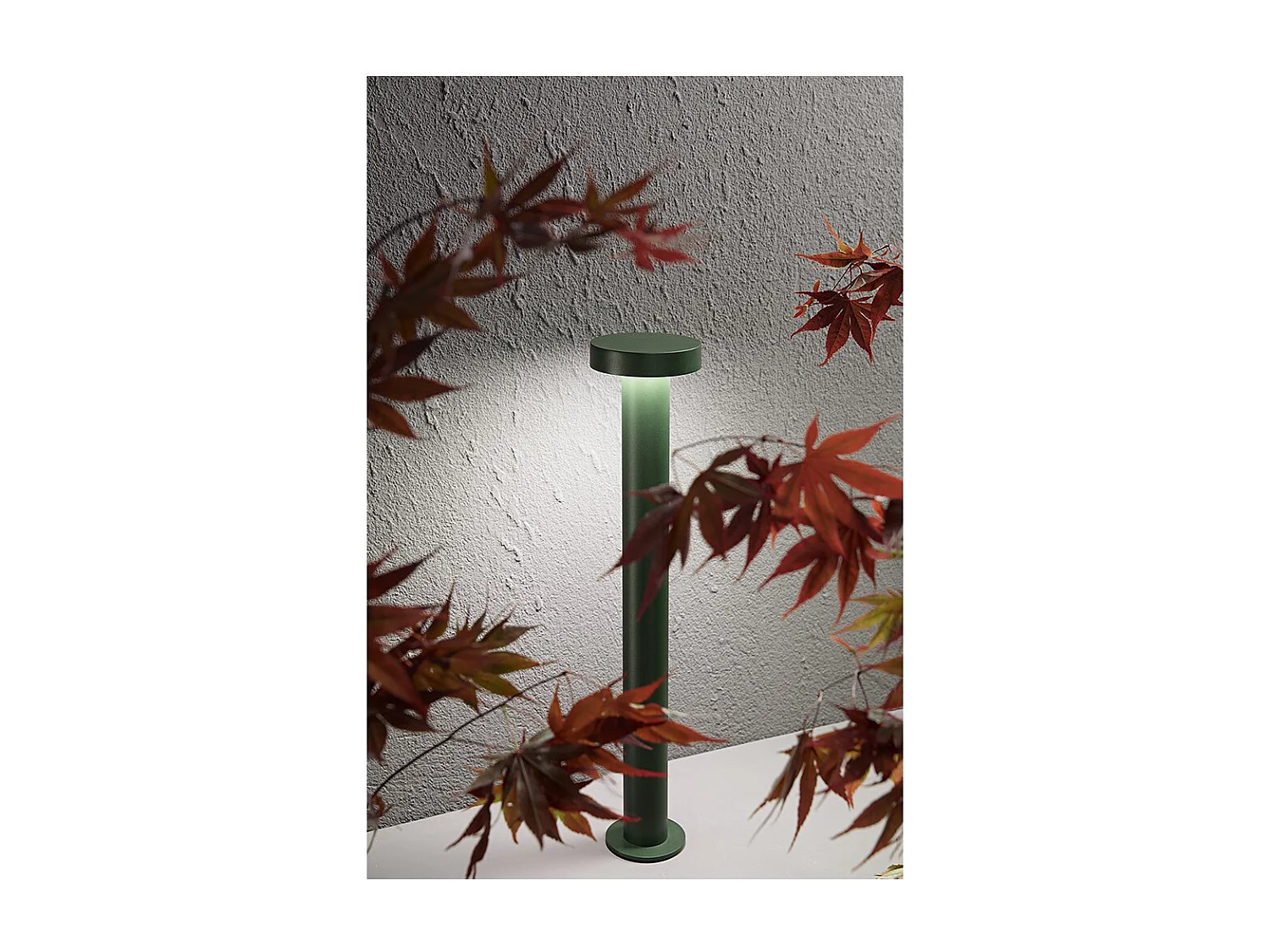 Baliza LED de jardín tipo taburete, 12 W, IP65, 960 lm, 60 cm de altura, 3000 K, aluminio pintado, color antracita - Perenz