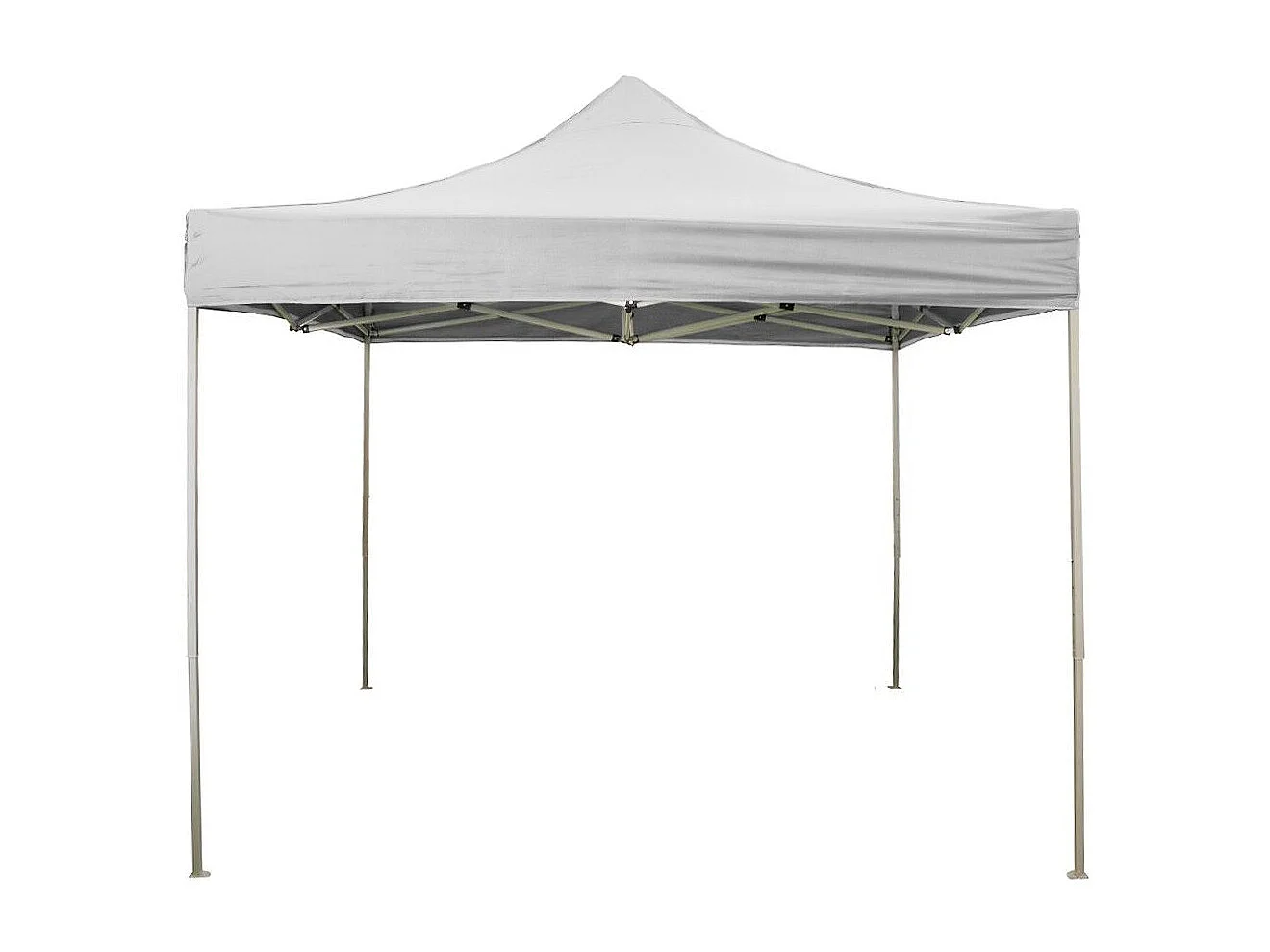 3 x 2 m witte opvouwbare partytent, bekleed met waterdicht PVC