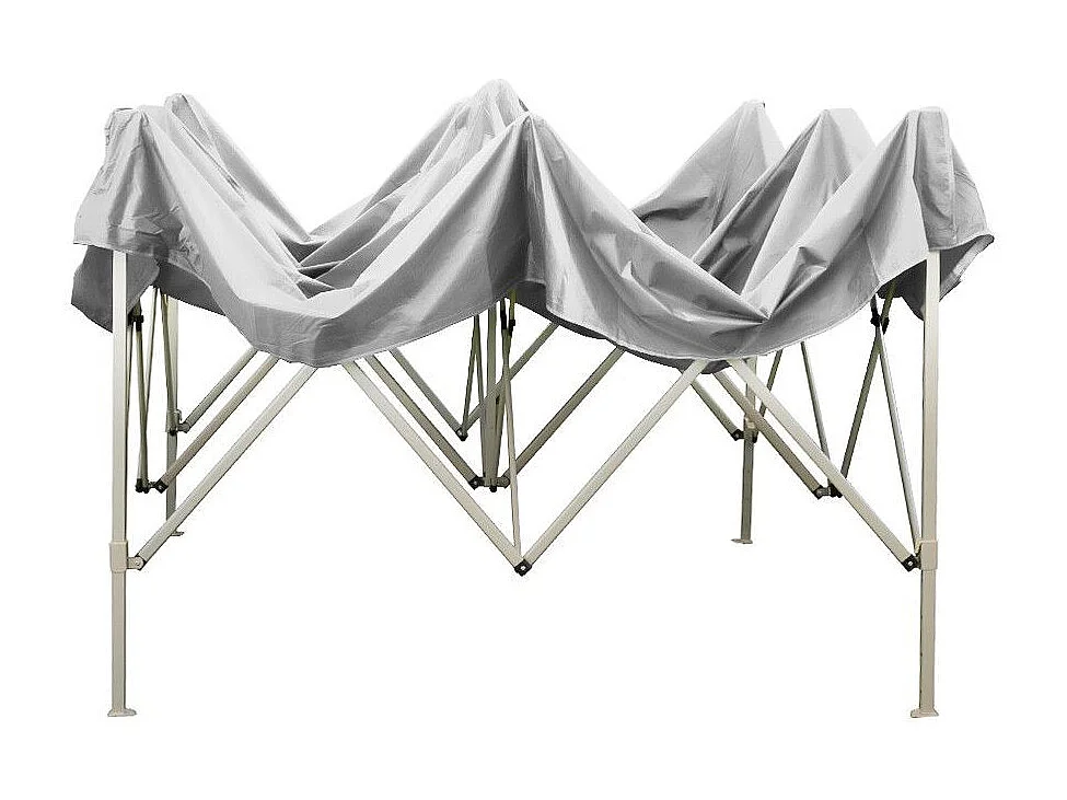 3 x 2 m witte opvouwbare partytent, bekleed met waterdicht PVC
