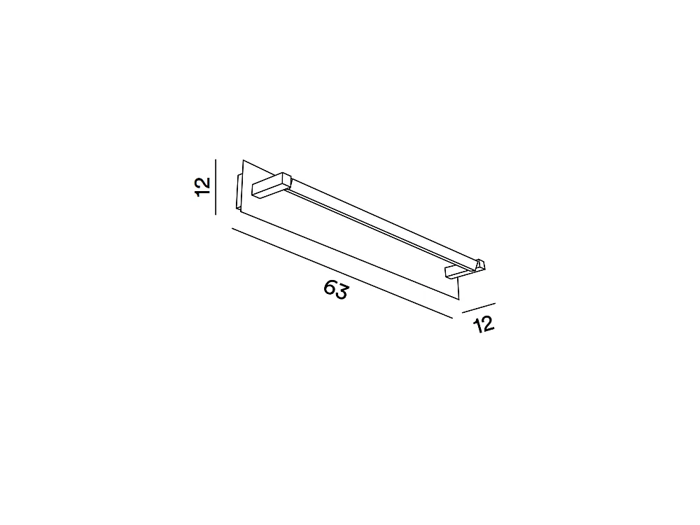 Foglia - 18W LED væglampe, CCT 2700K-4000K, L.63 cm, 340° justerbar, 1440 lm, IP20 - Perenz - Gold Leaf