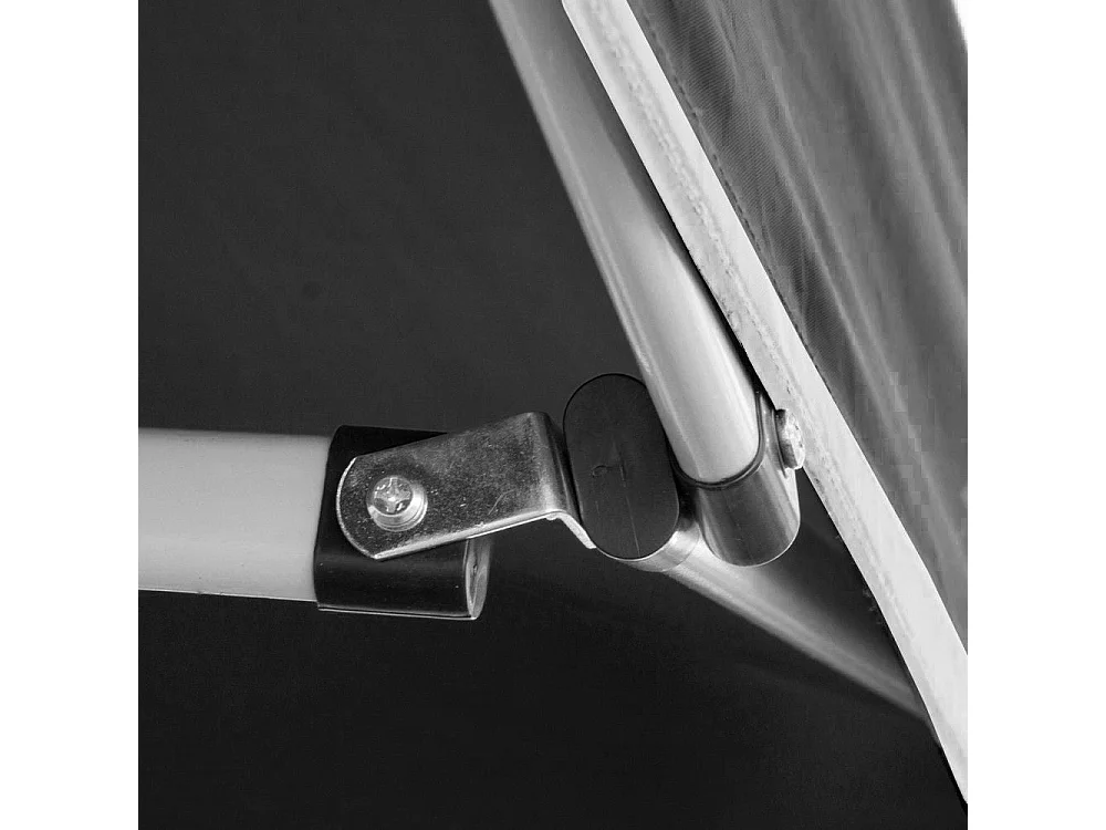 3 x 3 zwarte opvouwbare partytent, bekleed met waterdicht PVC