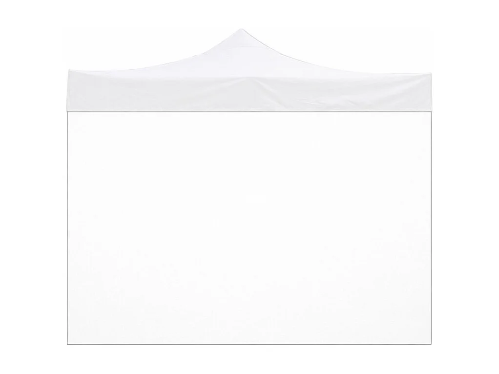 4,5 x 2 m waterdichte witte vervangende zijbekleding voor een opvouwbare partytent
