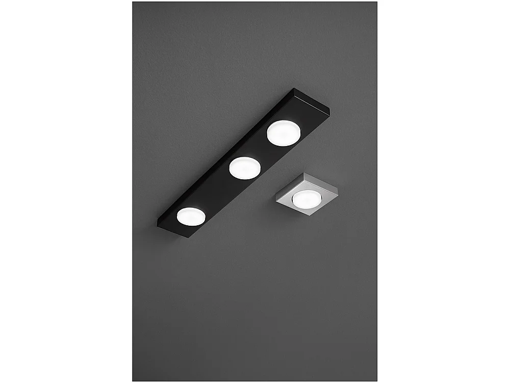Knap - LED loftlampe 3xGX53 maks. 15W, Rektangulær 60x10 cm, Malet metal, IP20 - Perenz - Aluminium