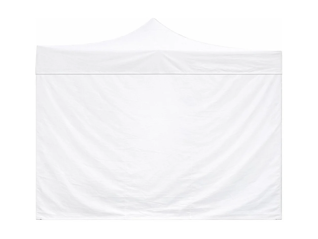 3x2m witte waterdichte zijkap, vervanging voor Market-Pro opvouwbare gazebo